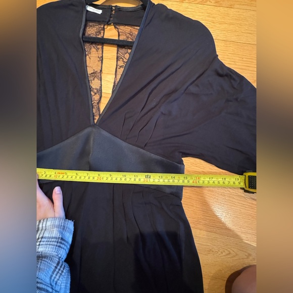 Emanuel Ungaro Black bat wing jumpsuit with lace back - Picture 5 of 8